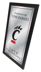 Cincinnati Bear Cats Fight Song Mirror by Holland Bar Stool Company Home Sports Decor Side View