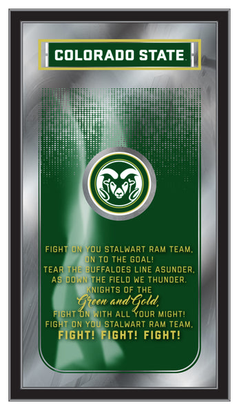 Colorado State Rams Logo Fight Song Mirror
