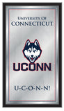 Connecticut Huskies Logo Fight Song Mirror