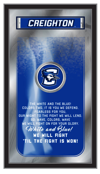 Creighton Bluejays Logo Fight Song Mirror