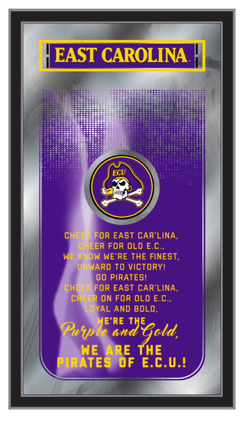 East Carolina Pirates Logo Fight Song Mirror