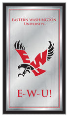 Eastern Washington University Eagles Logo Fight Song Mirror by Holland Bar Stool Company