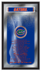 University of Florida Gators Logo Fight Song Mirror by Holland Bar Stool Company