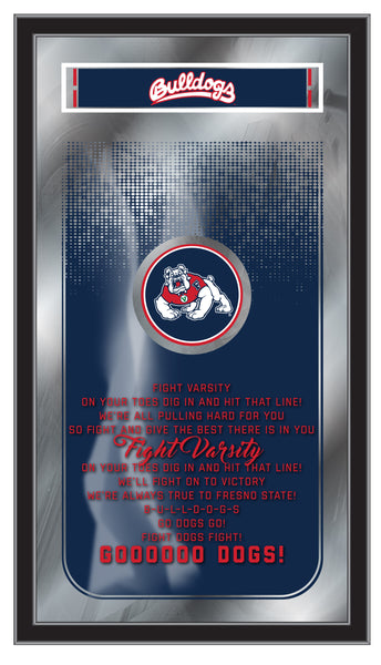 Fresno State University Bulldogs Logo Fight Song Mirror