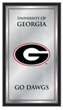 Georgia Bulldogs Logo Fight Song Mirror