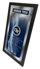 Georgia Tech Yellow Jackets Logo Fight Song Mirror