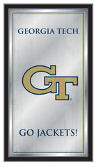 Georgia Tech Yellow Jackets Logo Fight Song Mirror by Holland Bar Stool Company