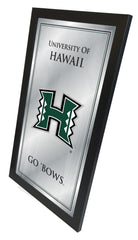 Hawaii Rainbow Warriors Logo Fight Song Mirror