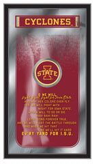 Iowa State University Cyclones&nbsp;Logo Fight Song Mirror by Holland Bar Stool Company