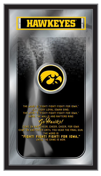 Iowa Hawkeyes Logo Fight Song Mirror