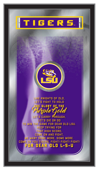 Louisiana State Tigers Logo Fight Song Mirror