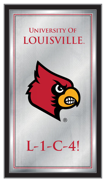 Louisville Cardinals Logo Fight Song Mirror
