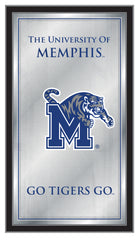 University of Memphis Tigers Logo Fight Song Mirror by Holland Bar Stool Company