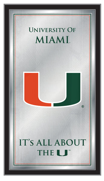 Miami Hurricanes Logo Fight Song Mirror