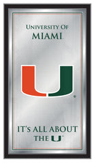 Miami Hurricanes Fight Song Mirror by Holland Bar Stool Company Home Sports Decor