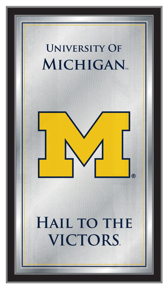 Michigan Wolverines Logo Fight Song Mirror