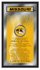 University of Missouri Tigers Logo Fight Song Mirror by Holland Bar Stool Company