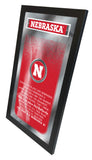 University of Nebraska Cornhuskers Logo Fight Song Mirror