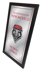 University of New Mexico Lobos Logo Fight Song Mirror