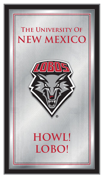 University of New Mexico Lobos Logo Fight Song Mirror