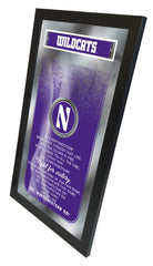 Northwestern Wildcats Logo Fight Song Mirror