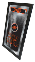 Oklahoma State Cowboys Logo Fight Song Mirror