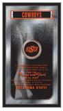 Oklahoma State Cowboys Logo Fight Song Mirror