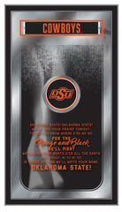 Oklahoma State Cowboys Logo Fight Song Mirror