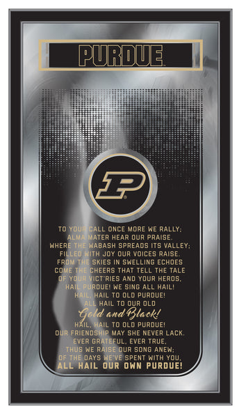 Purdue Boilermakers Logo Fight Song Mirror