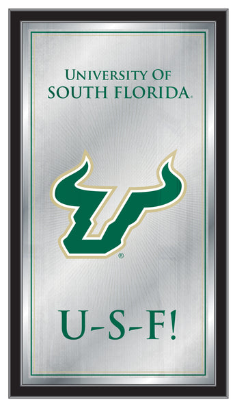 University of South Florida Bulls Logo Fight Song Mirror