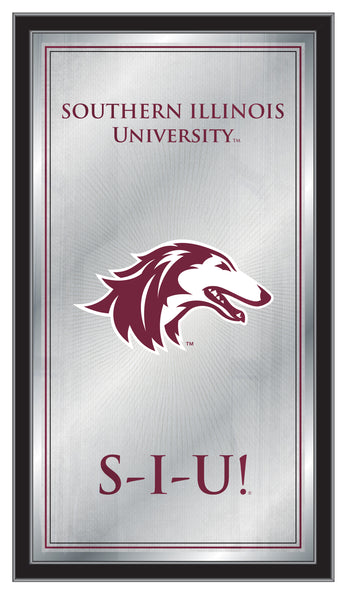 Southern Illinois University Salukis Logo Fight Song Mirror