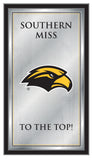 University of Southern Miss Golden Eagles Logo Fight Song Mirror