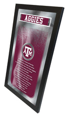 Texas A&M Aggies Logo Fight Song Mirror