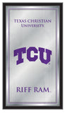 Texas Christian University Horned Frogs Logo Fight Song Mirror