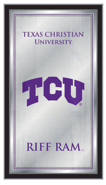 Texas Christian University Horned Frogs Logo Fight Song Mirror