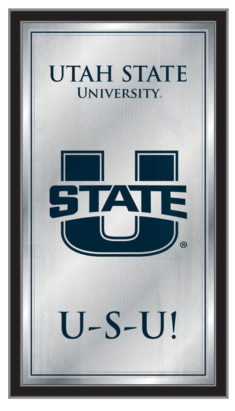 Utah State Aggies Logo Fight Song Mirror