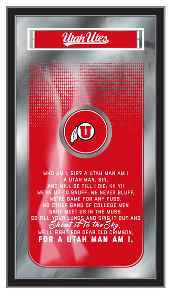 Utah Utes Logo Fight Song Mirror