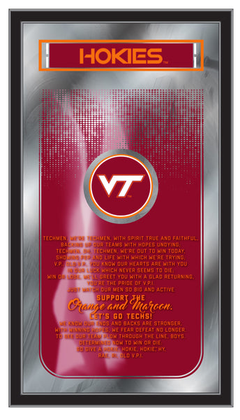 Virginia Tech Hokies Logo Fight Song Mirror