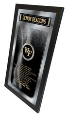 Wake Forest Demon Deacons Logo Fight Song Mirror