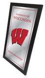 Wisconsin Badgers Logo Fight Song Mirror