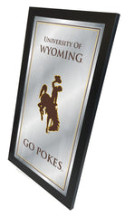 Wyoming Cowboys Logo Fight Song Mirror