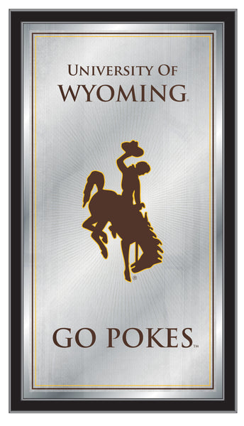 Wyoming Cowboys Logo Fight Song Mirror