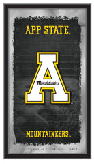 Appalachian State University Mountaineers Logo Football Mirror by Holland Bar Stool