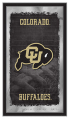 University of Colorado Buffaloes Logo Football Mirror by Holland Bar Stool