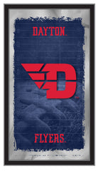 University of Dayton Flyers Logo Football Mirror by Holland Bar Stool