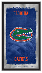 University of Florida Gators Logo Football Mirror by Holland Bar Stool
