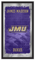 James Madison Dukes Football Mirror by Holland Bar Stool Company Home Sports Decor for him