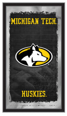 Michigan Tech University Huskies Football Mirror by Holland Bar Stool Company