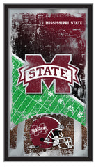 Mississippi State University Bulldogs Football Mirror by Holland Bar Stool Company