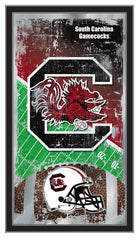 University of South Carolina Gamecocks Logo Football Mirror by Holland Bar Stool Company